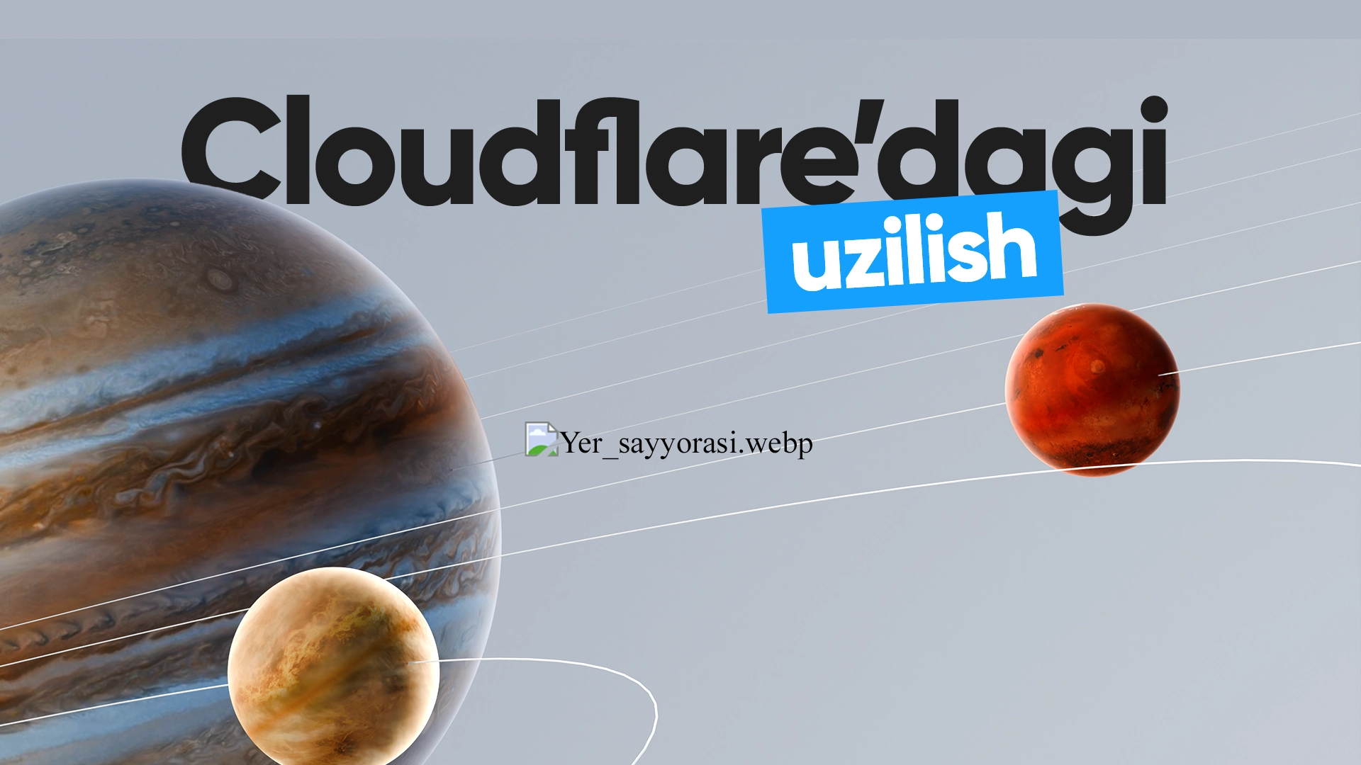 Cloudflareʼdagi uzilish — Mohirdev